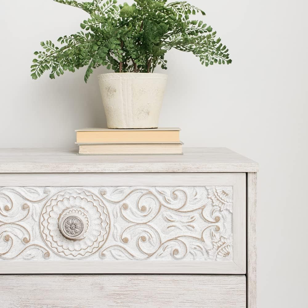 Paxberry Boho Dresser by Signature Design by Ashley in Whitewash Finish